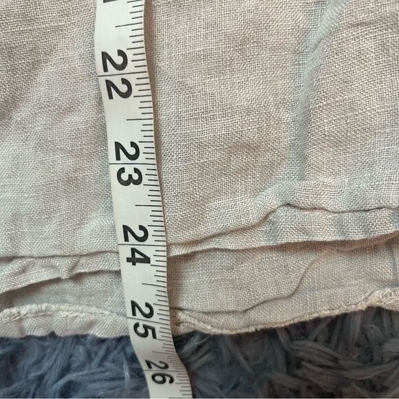 Venti6 Light Gray Linen Button Up Shirt Size S - Picture 4 of 5